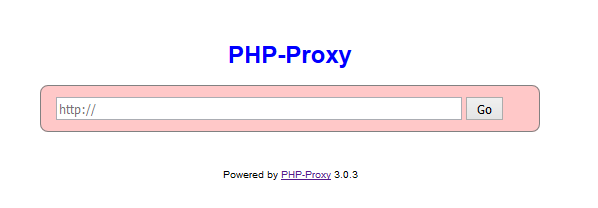 برمجه وسكربت البروكسي للمواقع php-proxy من المصدر